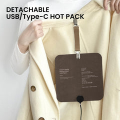 ADD.HERES heating pad settings controller highlighted for precise temperature adjustment.