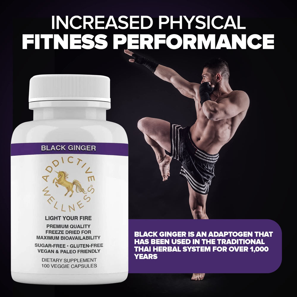 Addictive Wellness Capsules poured on surface suggesting easy daily dosing.