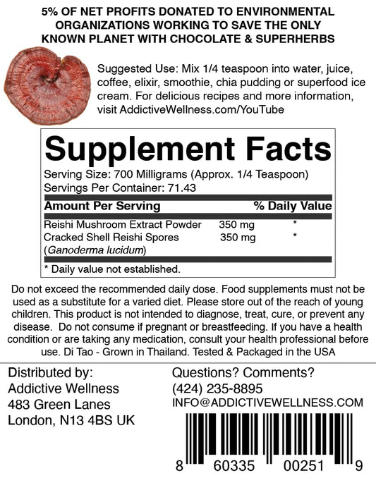 Cracked reishi spores close-up; potent nutrients for daily use.