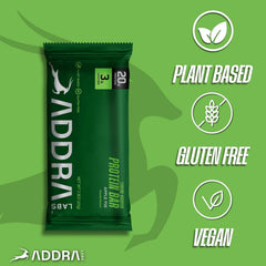ADDRA Endurance Bar Chocolate Chip Cookie Dough texture close-up for soft, mess-free recovery