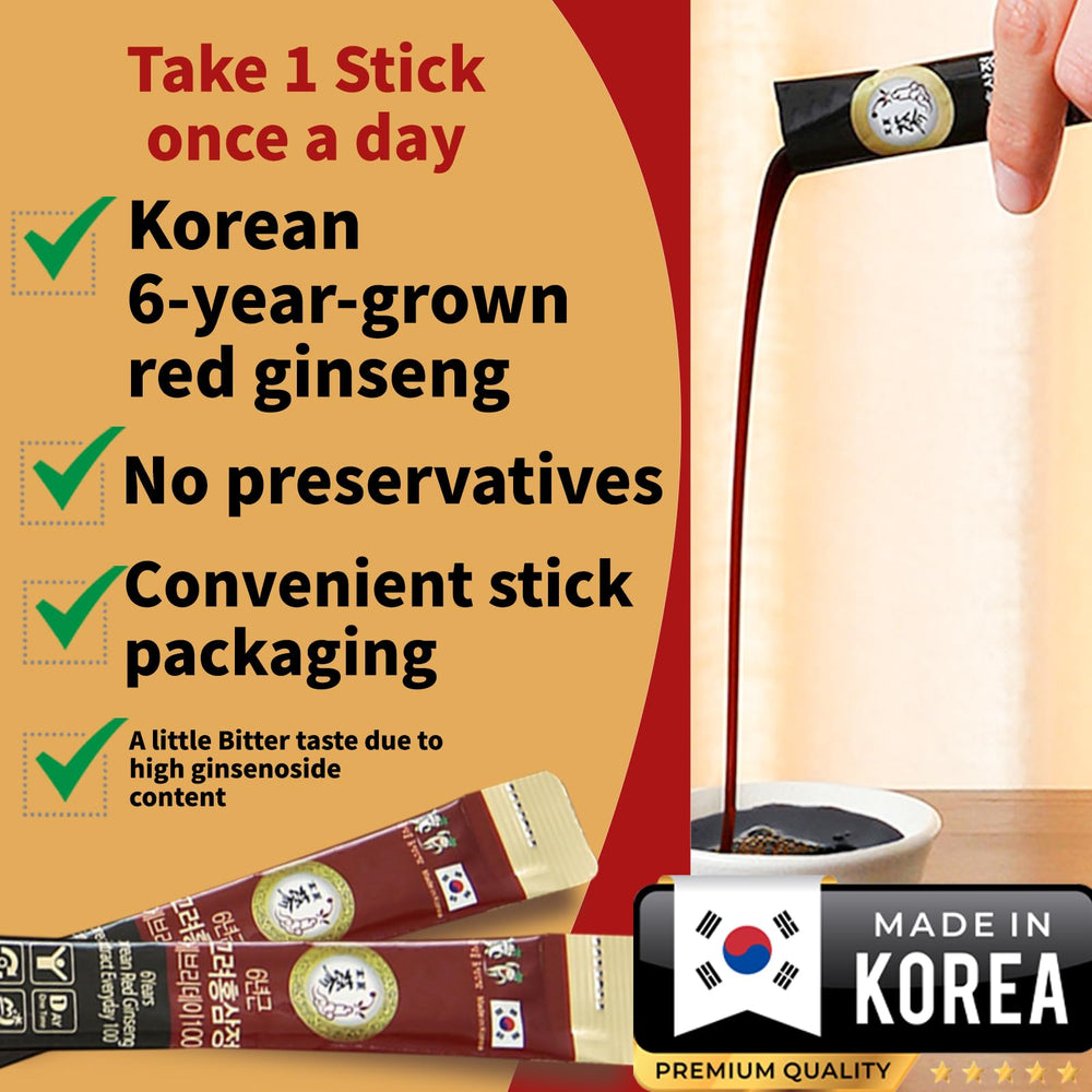 Addung 6-year red ginseng harvest highlighted for potency.