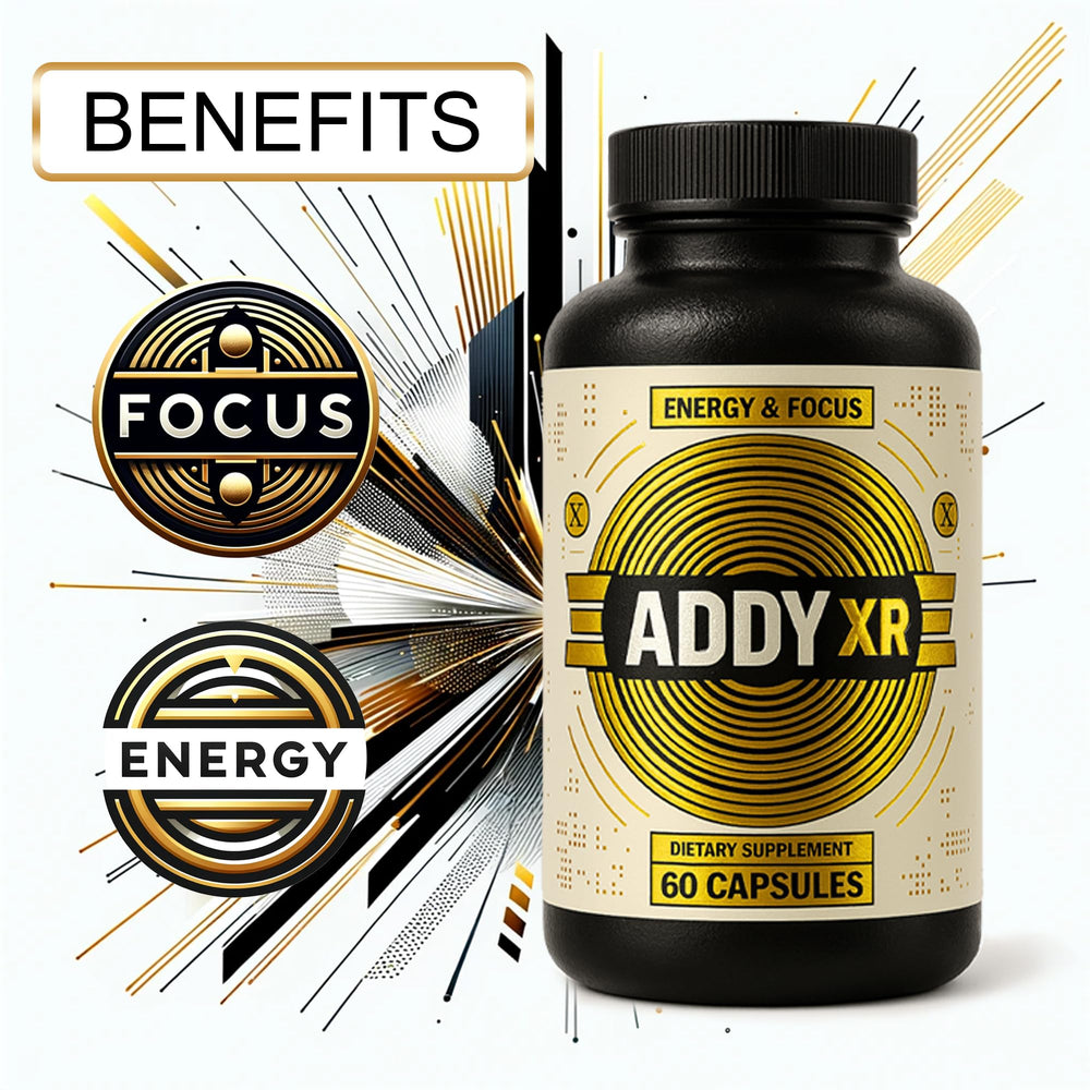 ADDY XR capsules close-up showing premium formulation