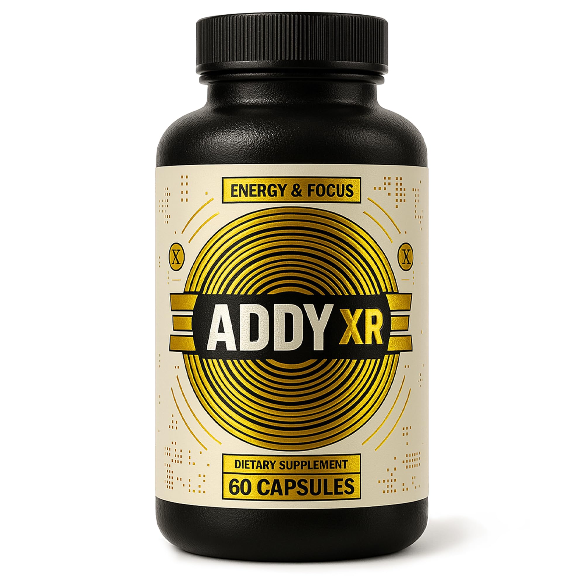 ADDY XR luxury energy bottle for focused work sessions