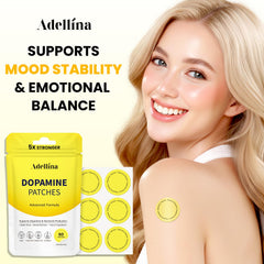 Adellina Dopamine Patches strip displayed for daily routine.