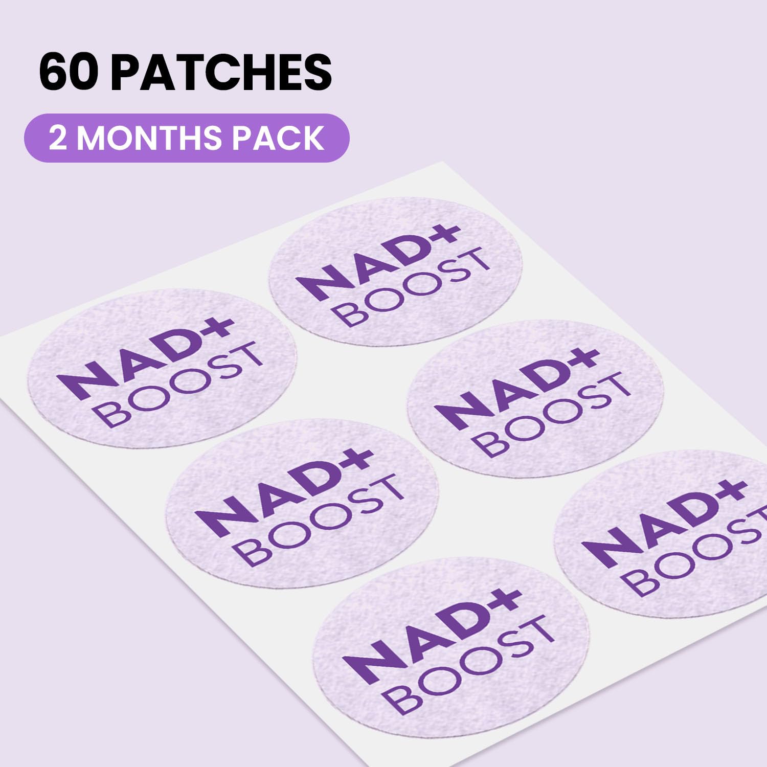 Adellina NAD+ Patch skin-friendly formula suitable for sensitive skin