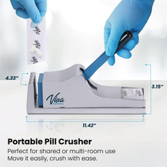 Portable lightweight design of AdirMed VivaEssentials for room-to-room care