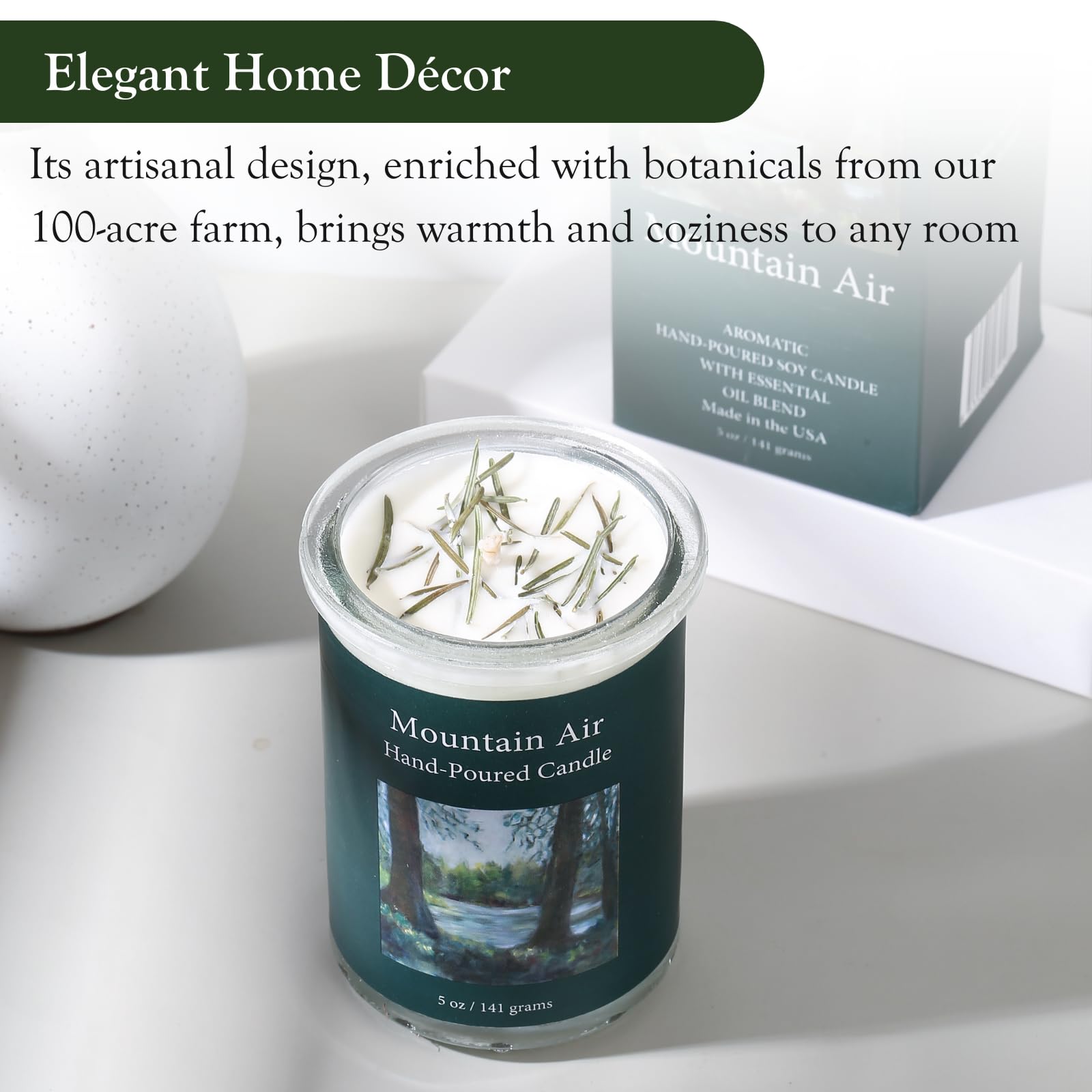 Long-lasting candle scent creating a calming ambiance in any room