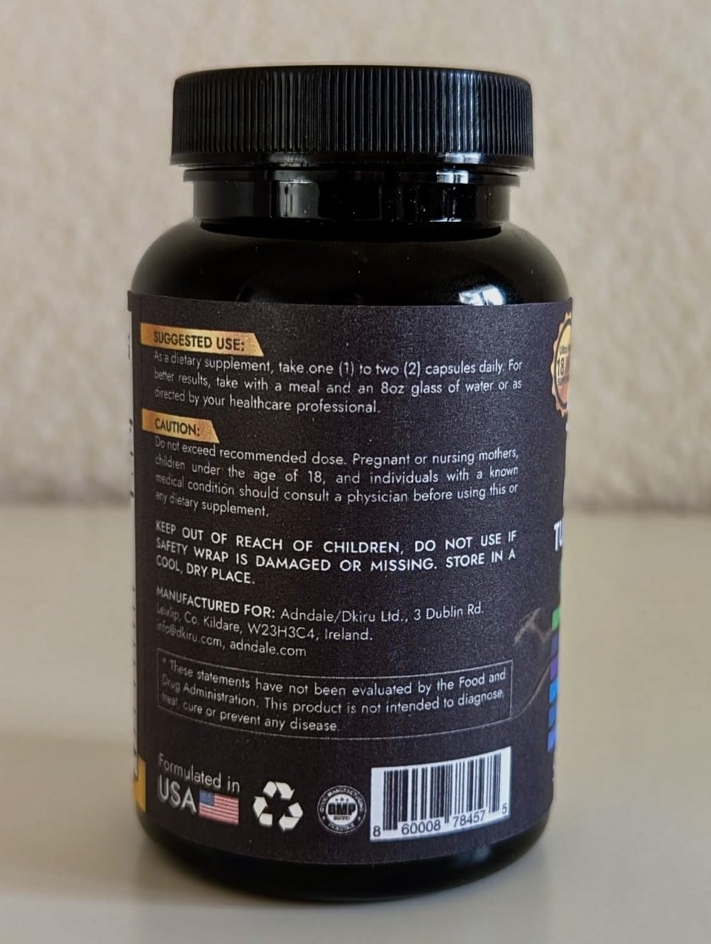 Adndale Sea Moss Capsules capsules closeup showing soft gel-like capsules
