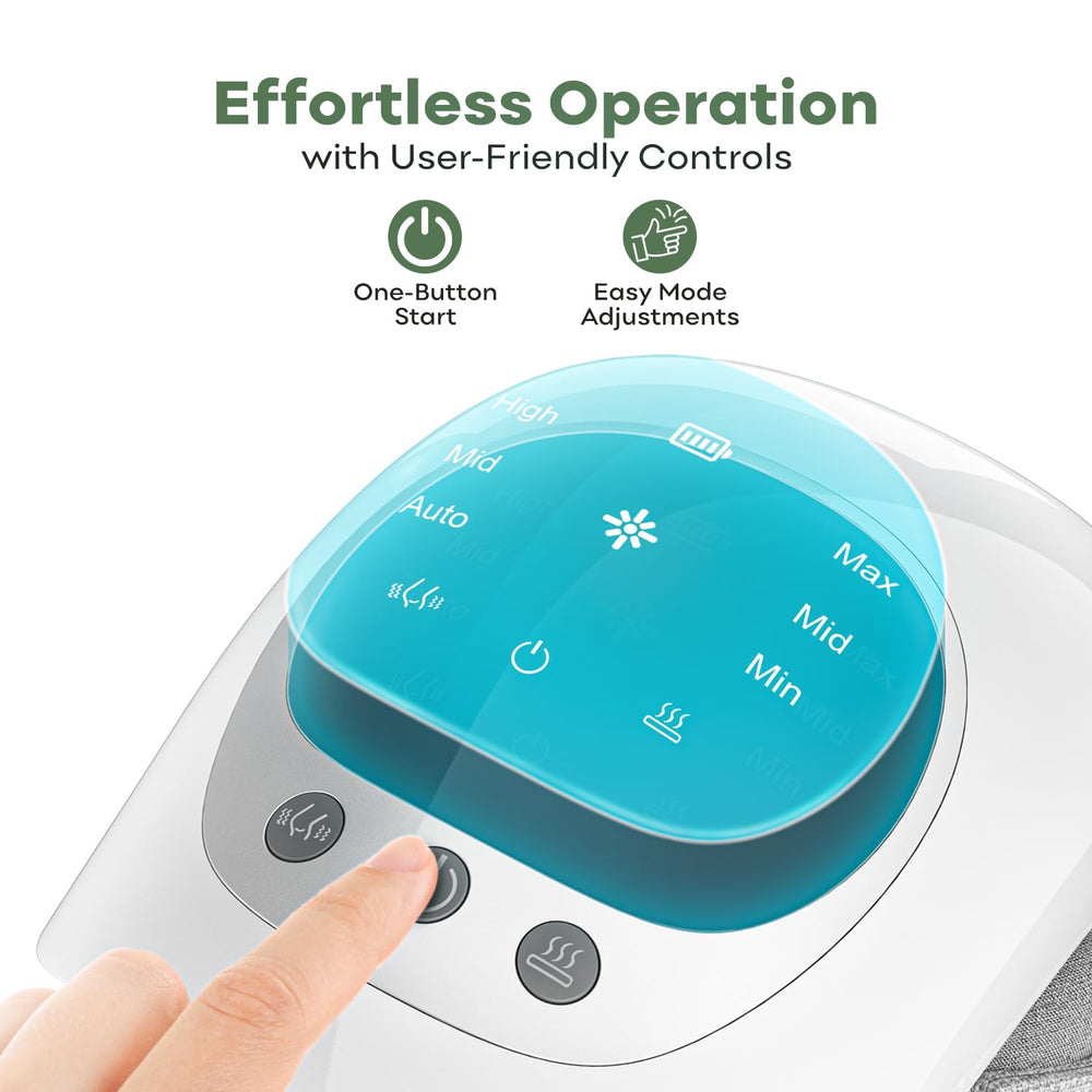 adomii wireless rechargeable massager ideal for home, office, or travel