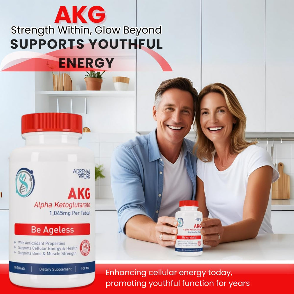 Adrenalwork Non-GMO and GMP-certified badge promotes quality.