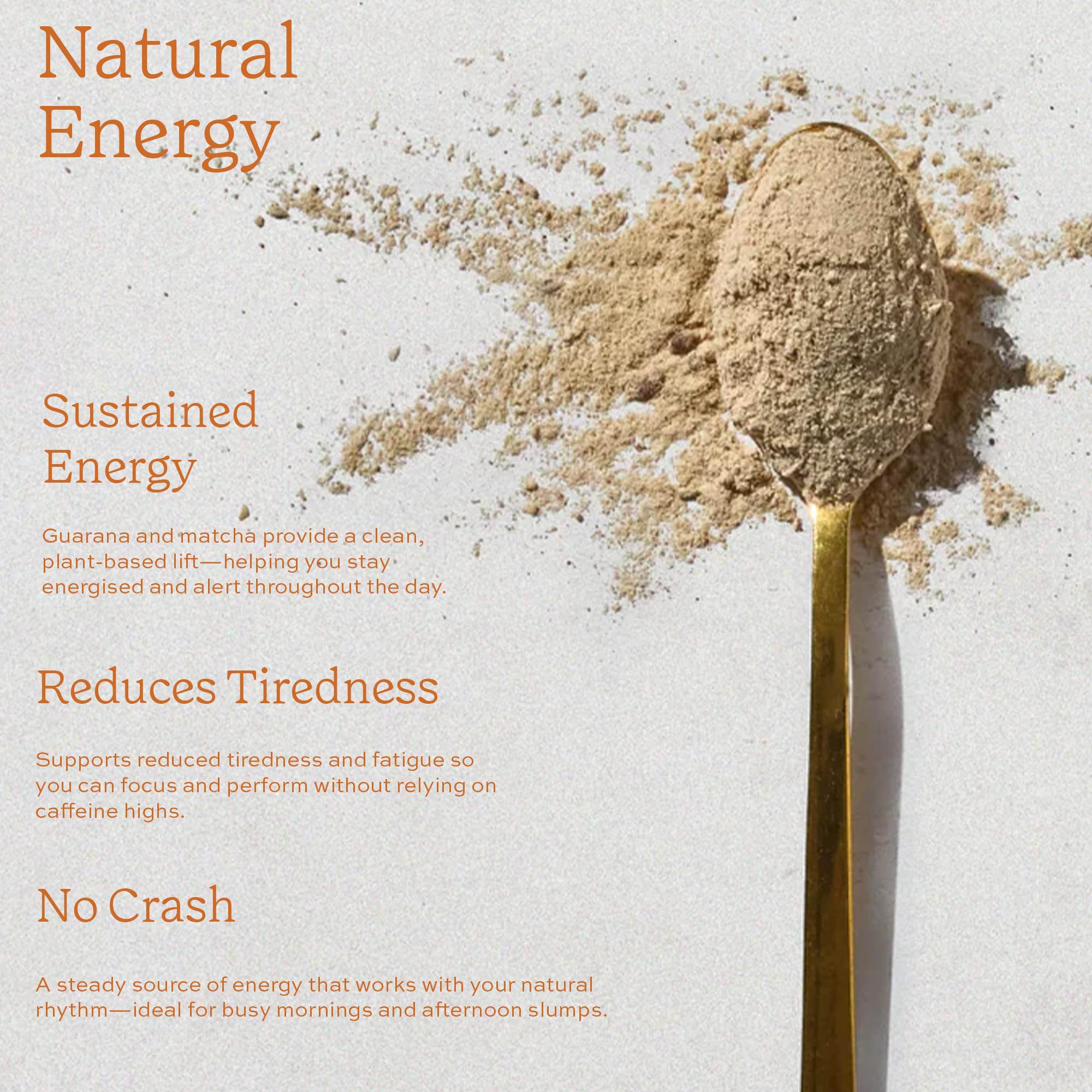 Aduna Energy Superfood Blend bowl with ingredients ready for smoothie