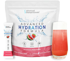 Advanced Bionutritionals Advanced Hydration Formula stick pack in strawberry watermelon for on-the-go hydration