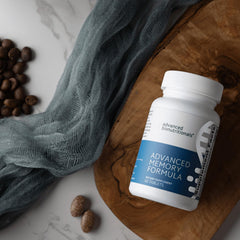 USA-made packaging of Advanced Memory Formula emphasizes quality and safety standards.