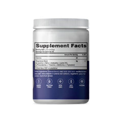 Glass with water and powder suggests a quick pre-workout shake