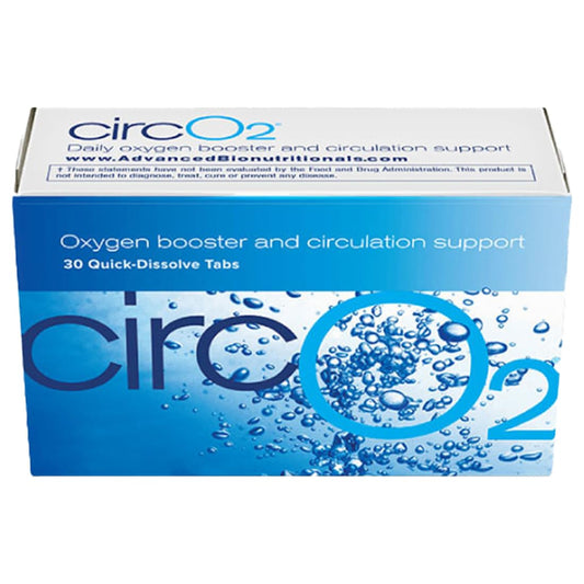 Advanced Bionutritionals Circ02 lozenges packshot suggesting convenient daily support for nitric oxide