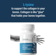 Advanced Bionutritionals L-lysine and minerals closeup for collagen support