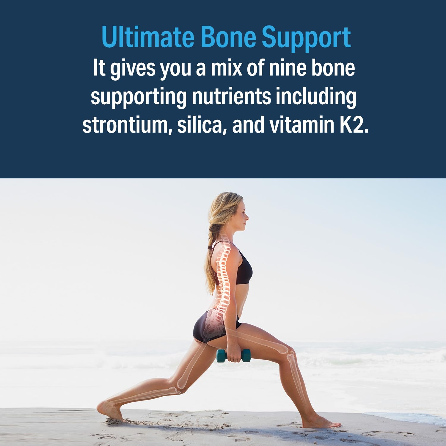 Advanced Bionutritionals Vitamin K2-D3 tablets support calcium deposition in bones