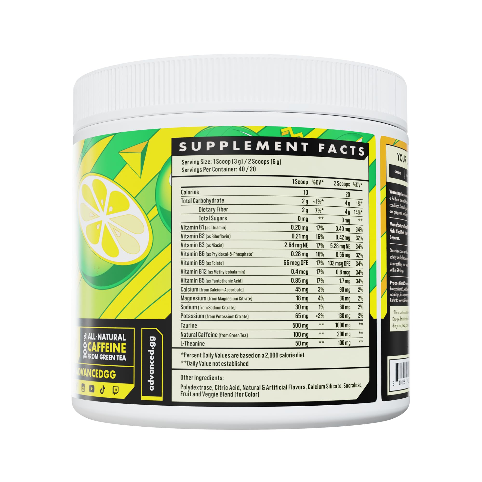 Advanced Energy sugar-free formula supports keto friendly snacking during busy days
