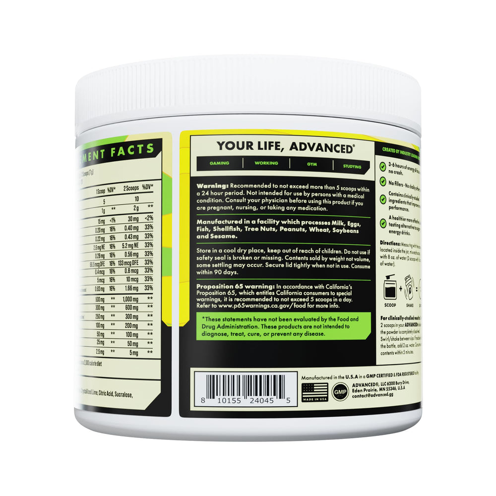 Close-up of Bonded Arginine Silicate and inositol ingredients