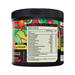 Advanced Hydration scoop and container illustrate 30 servings of caffeine-free hydration.