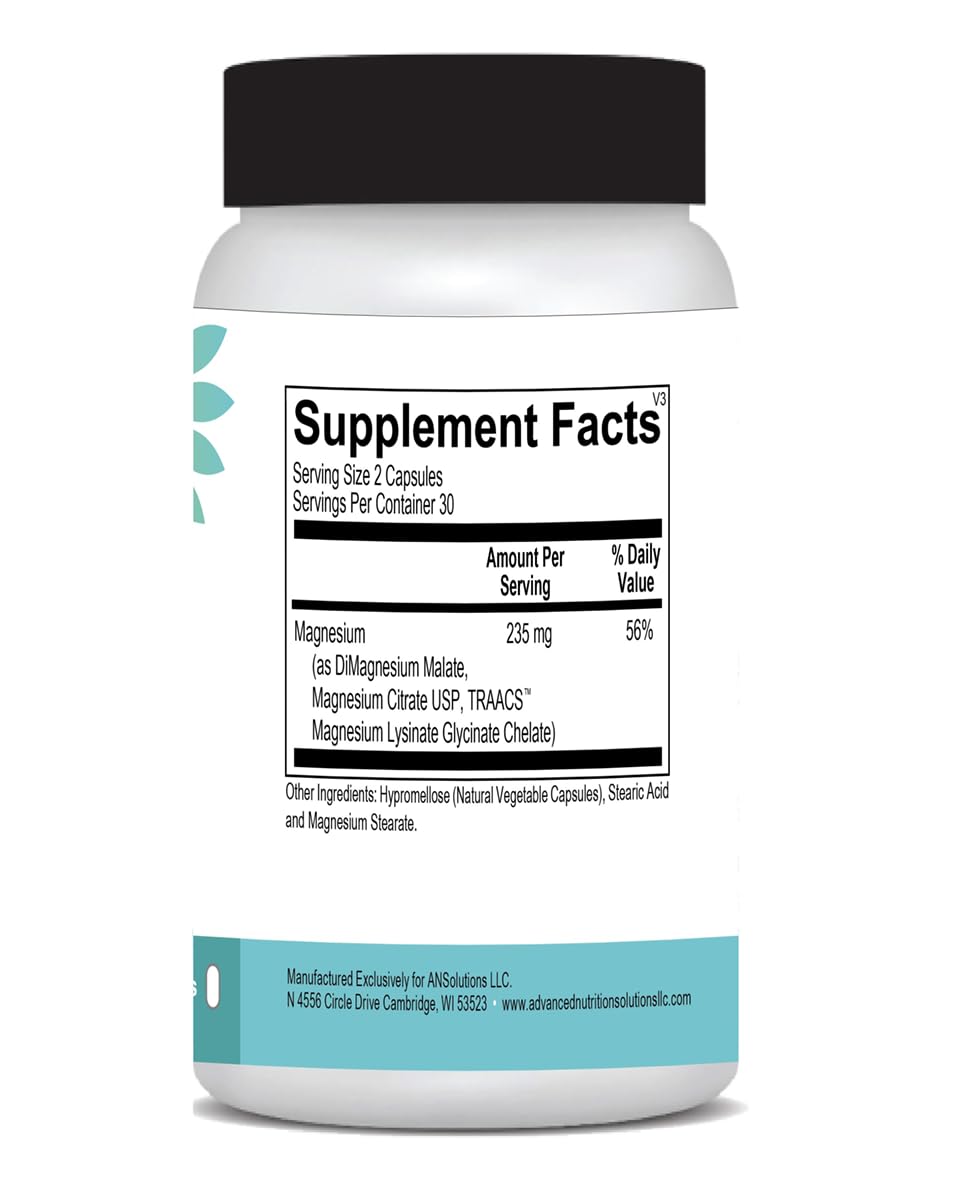 Advanced Nutrition Solutions Q Restore React Mg daily usage setup for muscle relaxation