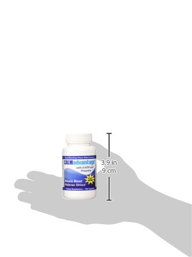 Calm Advantage capsules close-up highlighting fast-acting, non-drowsy mood support