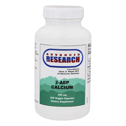 ADVANCED RESEARCH 2-AEP Calcium veggie caps in bottle for daily calcium intake