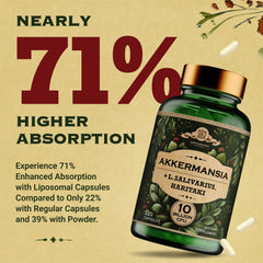 AdvantageNutra Lactobacillus Salivarius bottle image indicating a daily probiotic routine for gut balance.
