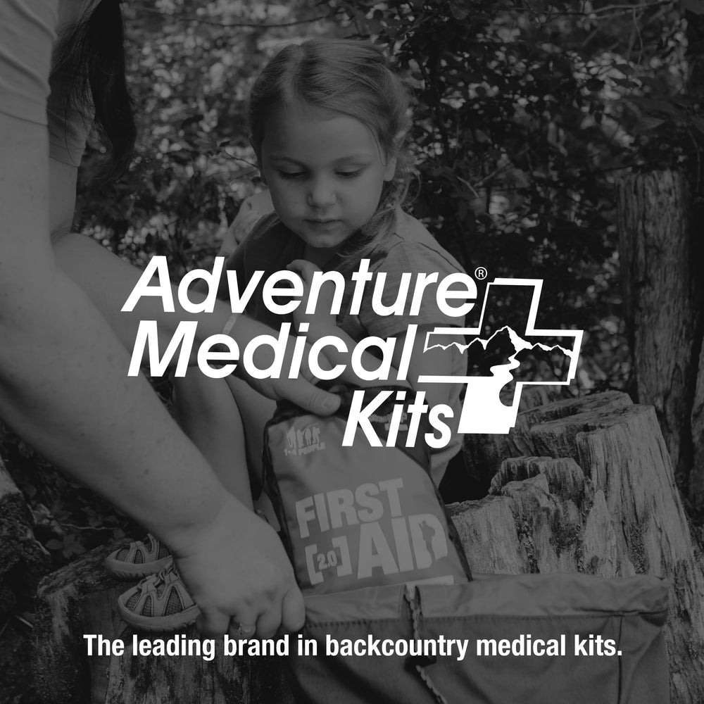 Adventure First Aid Kit 2.0 packed and ready for backpack use