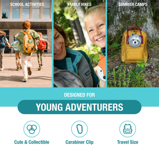Adventure Medical Kits Backyard Fox Kit designed to engage kids during hikes while staying prepared.