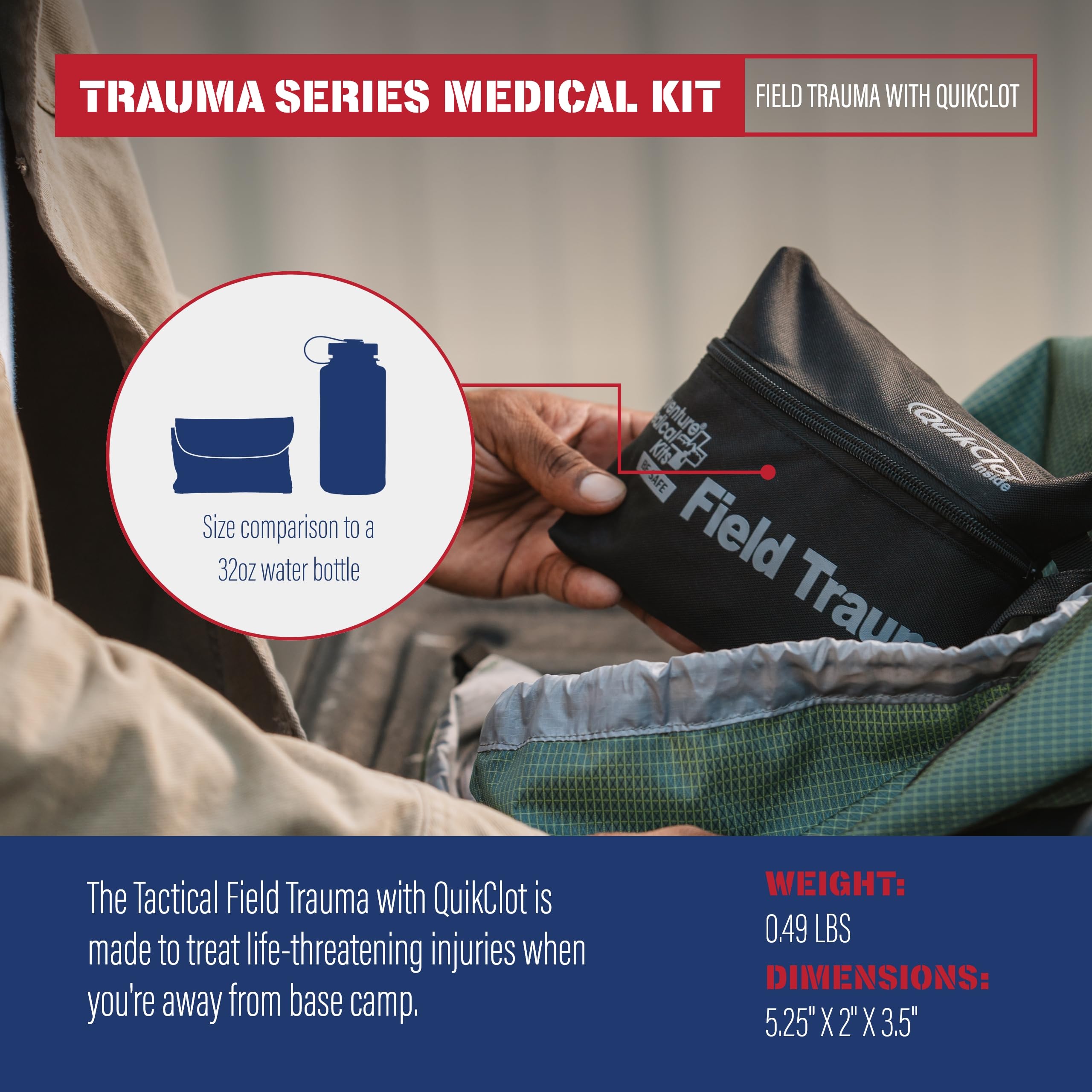 Butterfly bandages included in the Adventure Medical Kits Field Trauma Kit for small cuts.