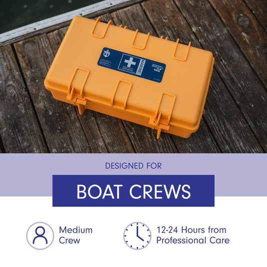 Adventure Medical Kits Marine Series 2500 emergency guide keeps sailors prepared.