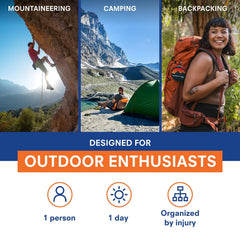 Adventure Medical Kits Mini Limited Sunset Kit 3-Pack side view highlighting compact portability