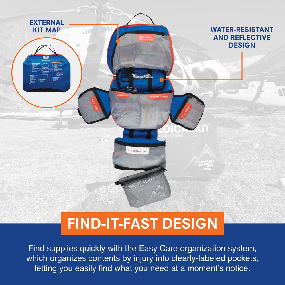 Adventure Medical Kits Mountain Series Flexible C-splint stabilizes injuries on rugged terrain.