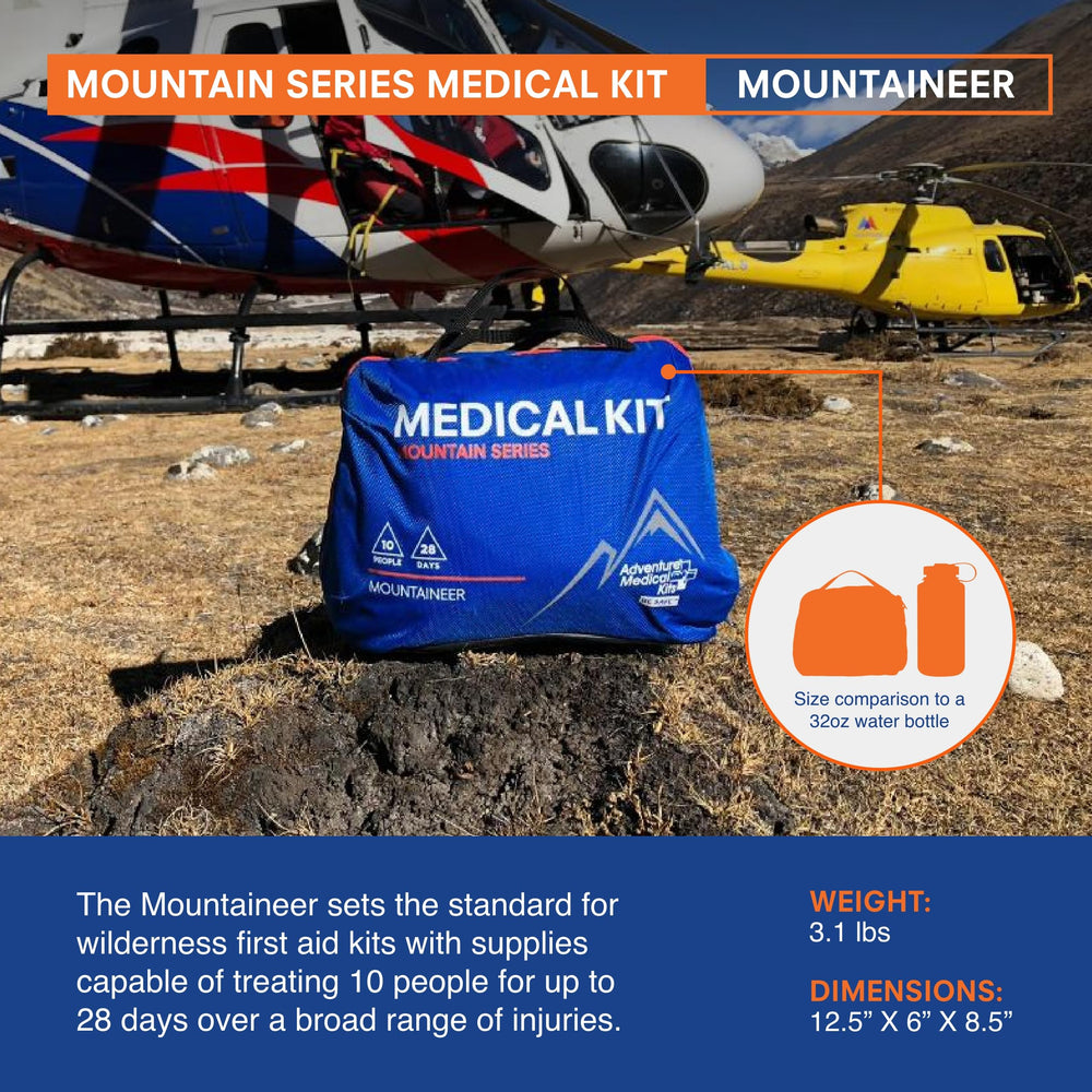 Adventure Medical Kits Mountain Series QuikClot Gauze aids wound care in emergencies.
