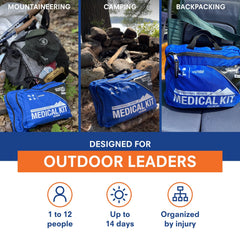 Adventure Medical Kits Pro Series organized pockets display color-coded layout for efficient triage