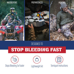 Adventure Medical Kits Trauma Pak III pressure dressing supports rapid bleed management in emergencies.