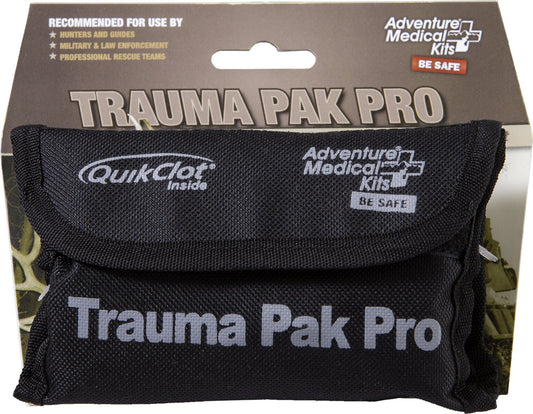 Adventure Medical Kits Trauma Pak Pro QuikClot gauze closeup for rapid bleeding management