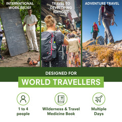 Bandage scissors visible in Adventure Medical Kits World Travel First Aid Kit
