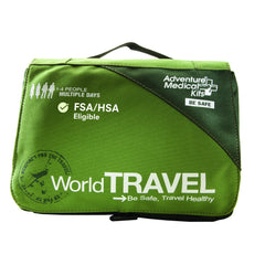 Adventure Medical Kits World Travel First Aid Kit opened for quick access on the go