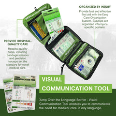 Space for personal medications in Adventure Medical Kits World Travel First Aid Kit