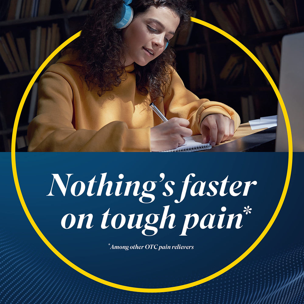 Advil Liqui-Gels capsules dissolve quickly for faster relief.