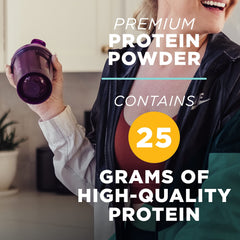 AdvoCare BodyLean25 serving scoop demonstrates convenient protein measurement.