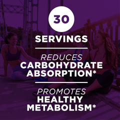 AdvoCare Carb-Ease Plus capsules close-up, convenient daily use.