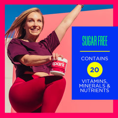 AdvoCare Spark Cherry tub front view highlights the 10.5 oz size