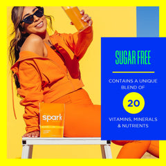 AdvoCare Spark dissolving powder visual in water for smooth mix