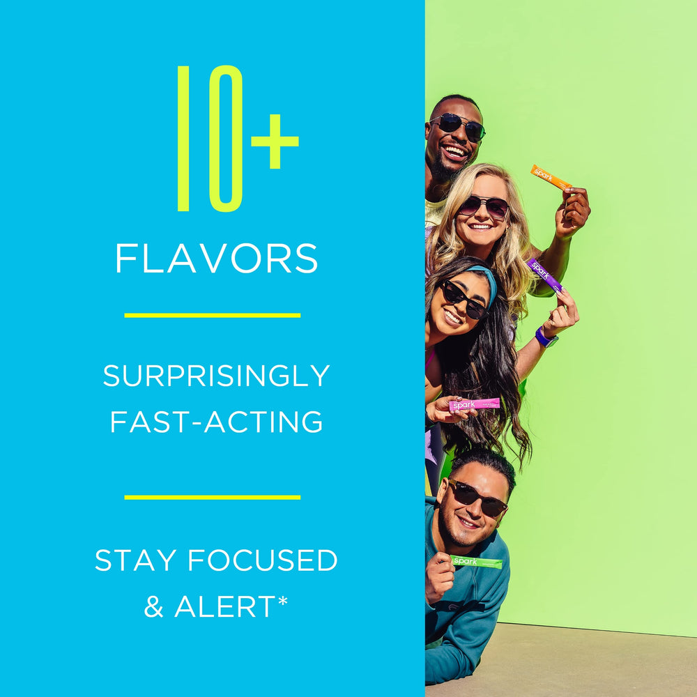 AdvoCare Spark packaging focused on portability and on-the-go use