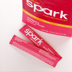 AdvoCare Spark portable packaging ready for travel and workouts