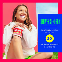 AdvoCare Spark scoop added to water delivers steady energy.