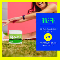 AdvoCare Spark Vitamin C Boost highlighting immune-supporting vitamin C per serving.